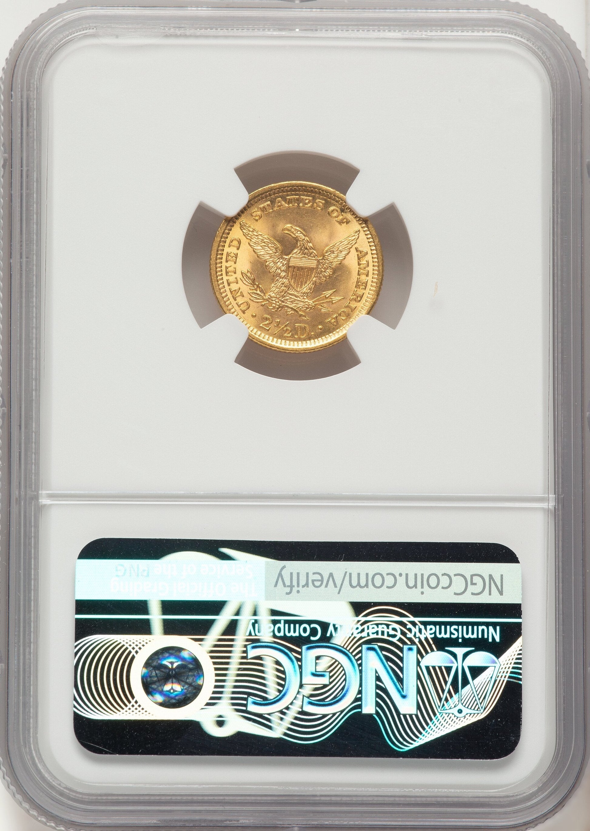 1901 $2.50 Liberty Quarter Eagle NGC MS66+