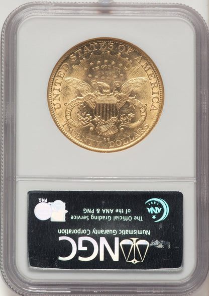1889-CC $20 Liberty Double Eagle NGC AU58