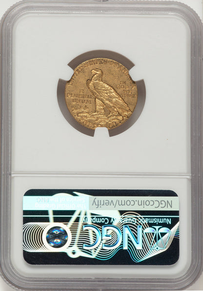 1912-S $5 Indian Half Eagle NGC AU58