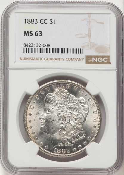 1883-CC Morgan Dollar NGC MS63