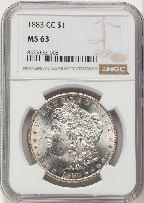 1883-CC Morgan Dollar NGC MS63