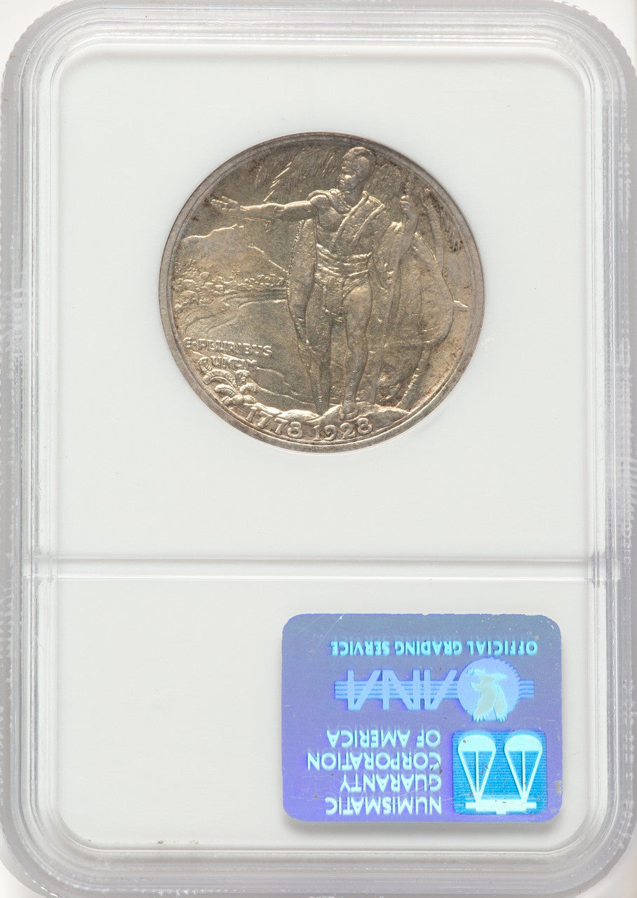 1928 50C Hawaiian Commemorative Silver NGC MS64