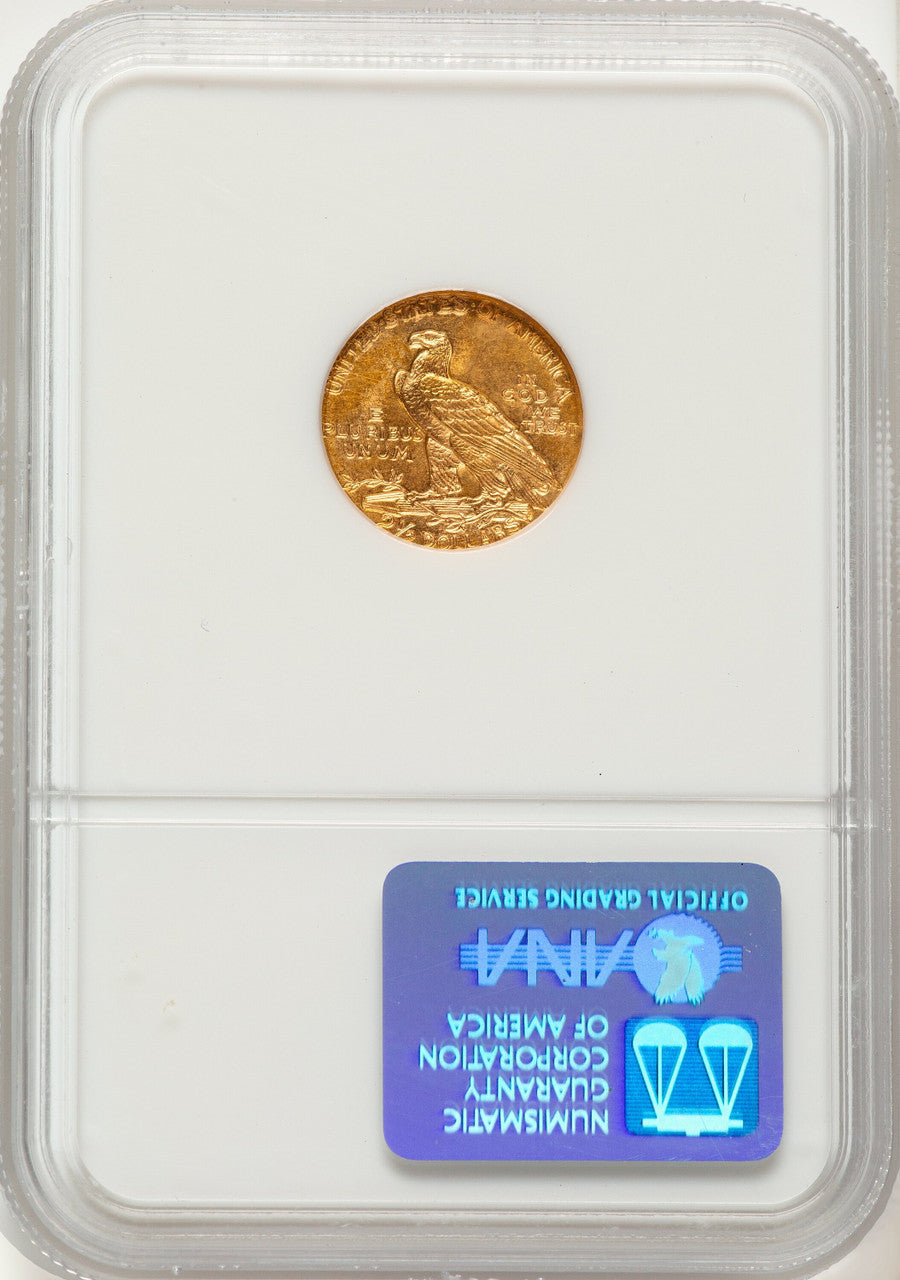 1911 $2.50 Indian Quarter Eagle NGC MS63