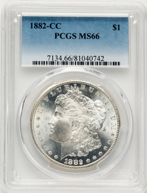 1882-CC Morgan Dollar PCGS MS66