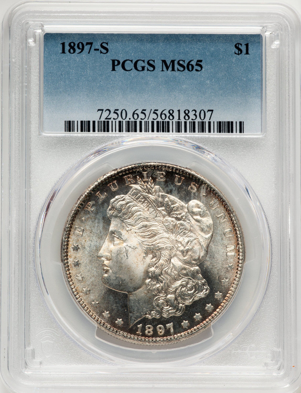 1897-S Morgan Dollar PCGS MS65