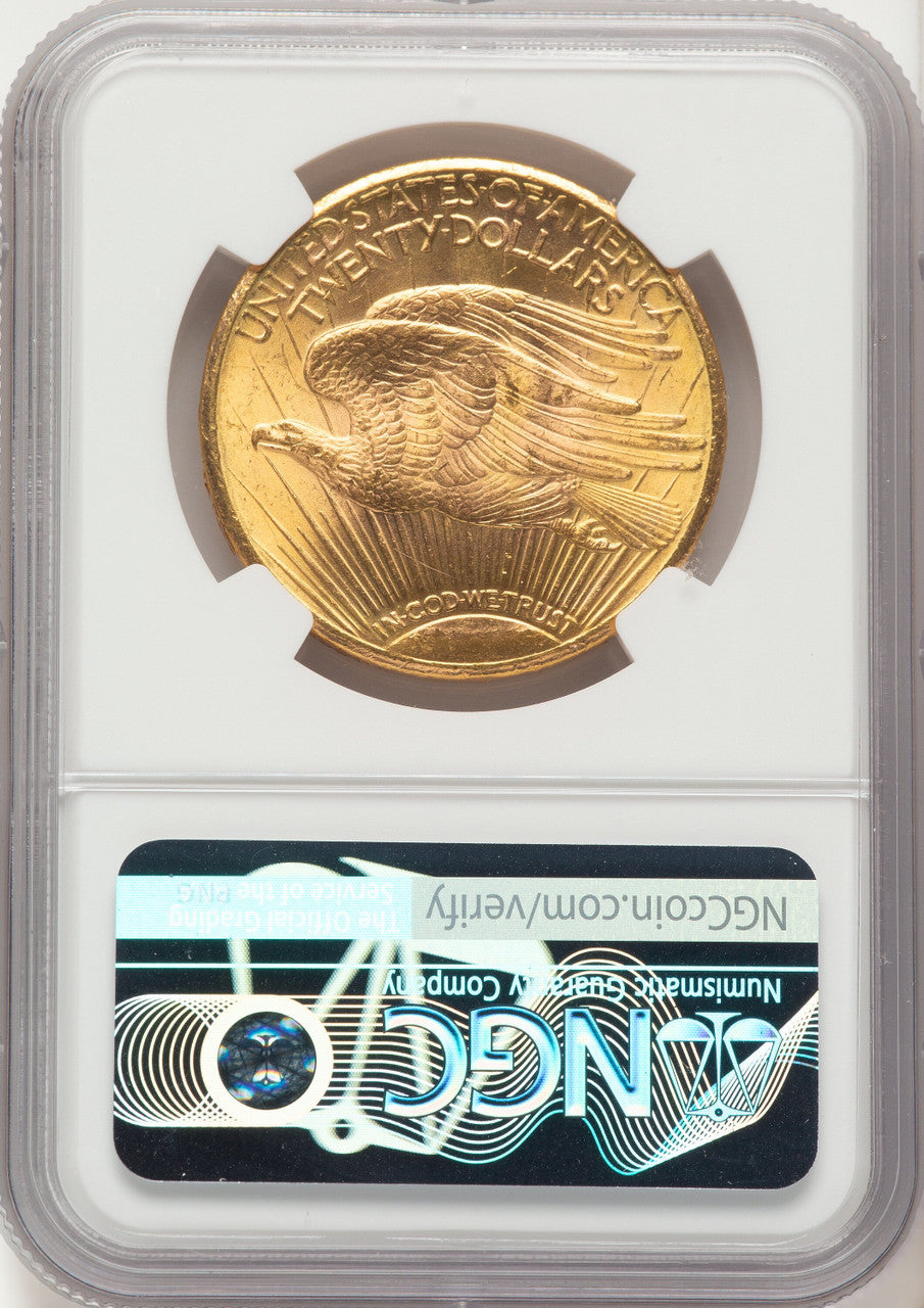 1926-S $20 CAC Saint-Gaudens Double Eagle NGC MS64+