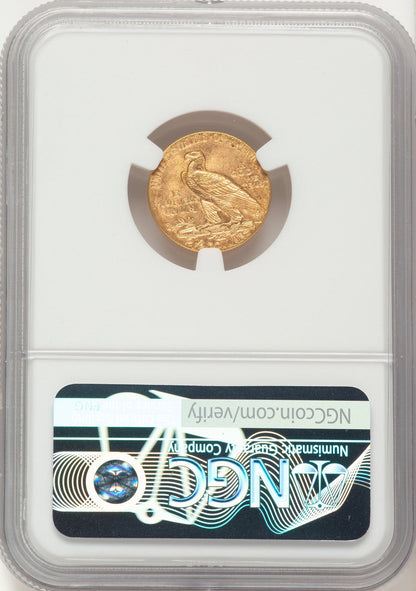 1913 $2.50 Indian Quarter Eagle NGC MS65