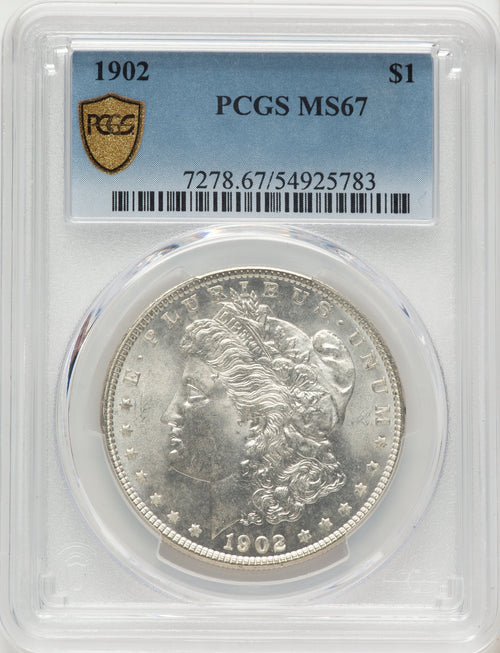 1902 Morgan Dollar PCGS MS67