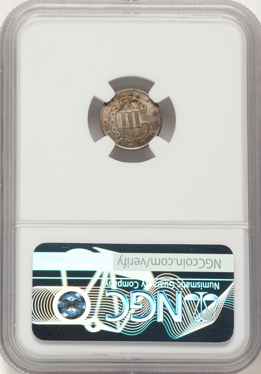 1851 3CS Three Cent Silver NGC MS67