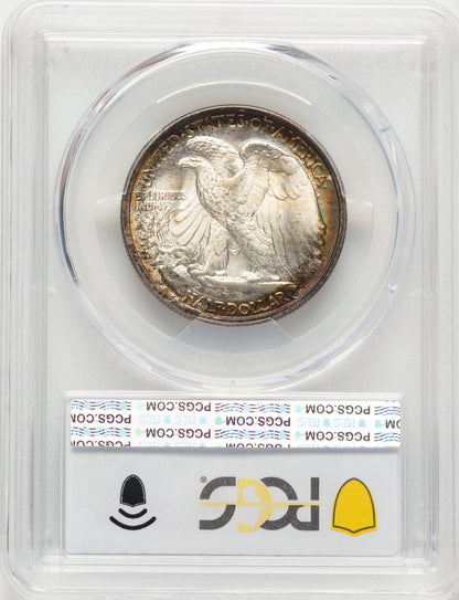1917 50C Walking Liberty Half Dollar PCGS MS66