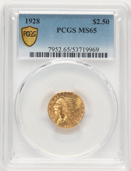 1928 $2.50 Indian Quarter Eagle PCGS MS65