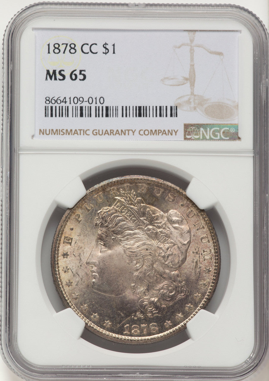 1878-CC Morgan Dollar NGC MS65