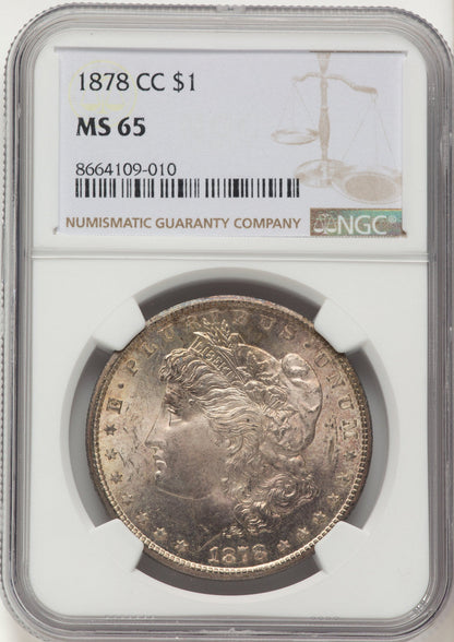 1878-CC Morgan Dollar NGC MS65