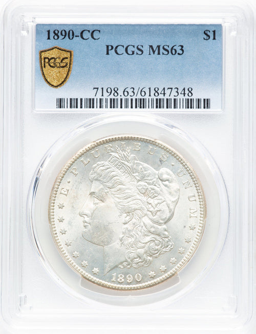1890-CC Morgan Dollar PCGS MS63