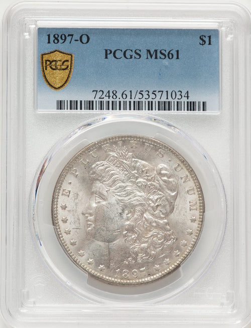 1897-O Morgan Dollar PCGS MS61