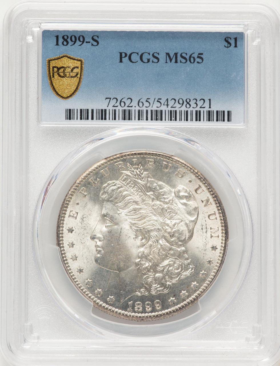 1899-S Morgan Dollar PCGS MS65