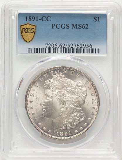 1891-CC Morgan Dollar PCGS MS62