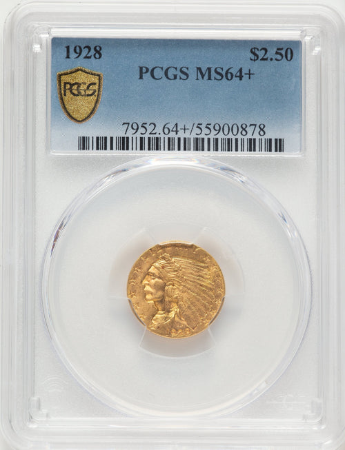 1928 $2.50 Indian Quarter Eagle PCGS MS64+