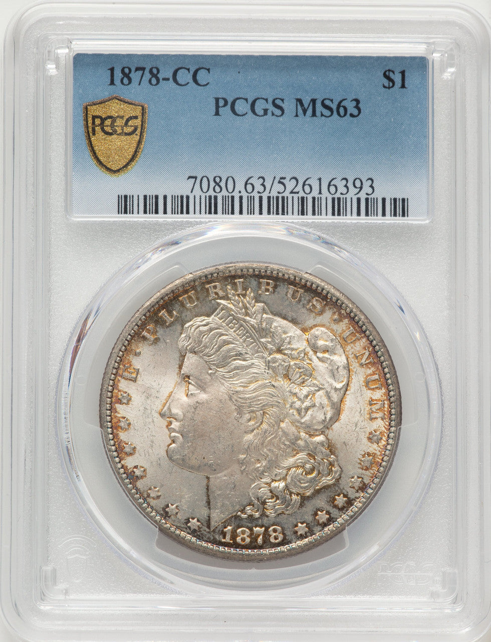 1878-CC Morgan Dollar PCGS MS63