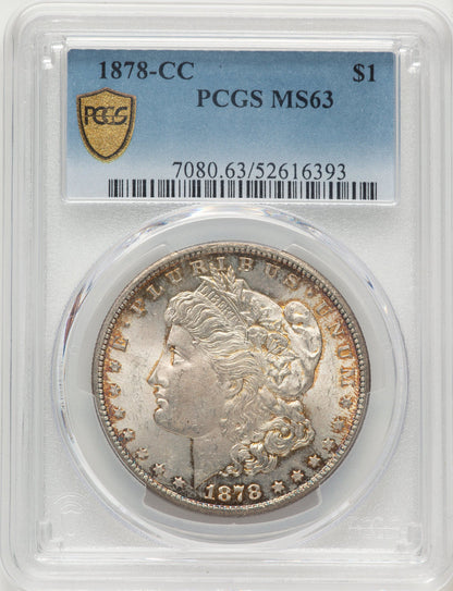 1878-CC Morgan Dollar PCGS MS63