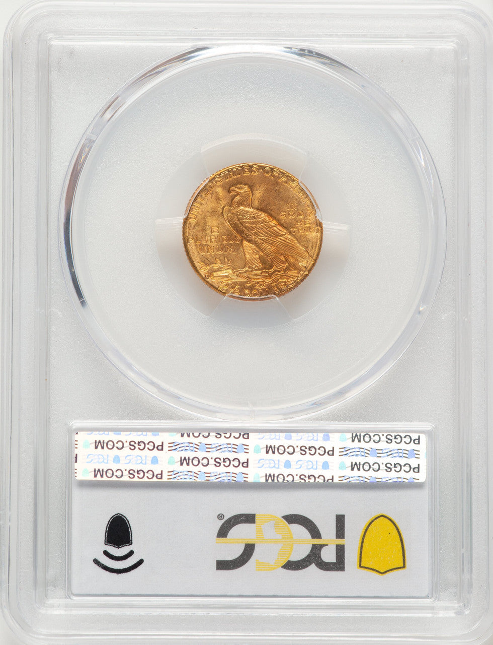 1914-D $2.50 CAC Indian Quarter Eagle PCGS MS63