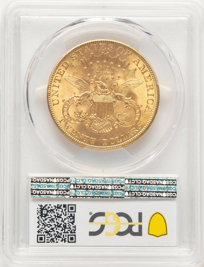 1907 $20 Liberty Liberty Double Eagle PCGS MS65