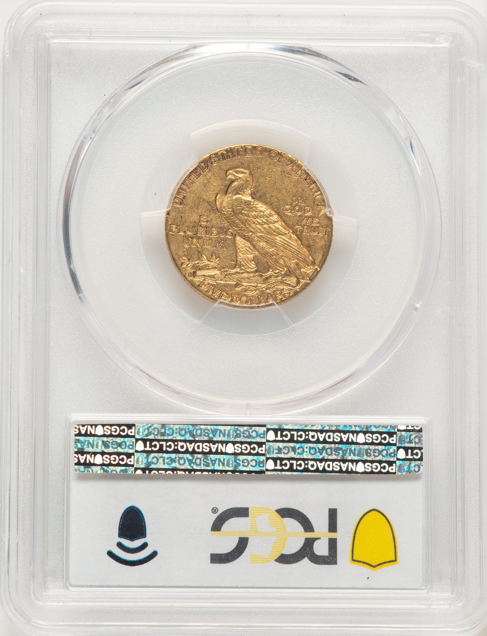 1913-S $5 Blue Gradient Indian Half Eagle PCGS MS62