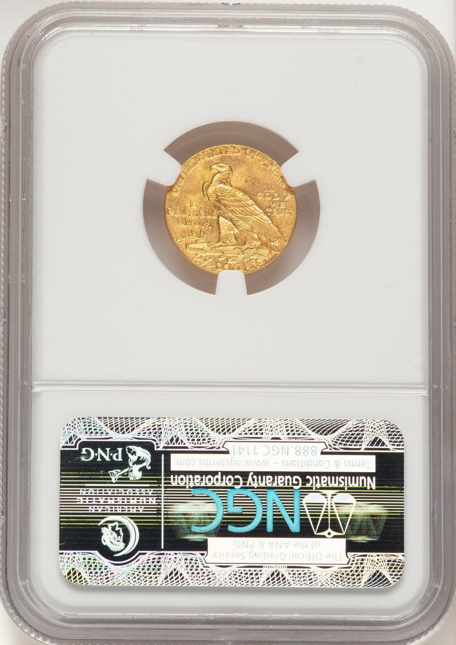 1928 $2.50 Indian Quarter Eagle NGC MS65