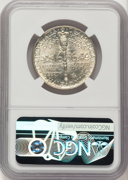 1936 50C Norfolk Commemorative Silver NGC MS67