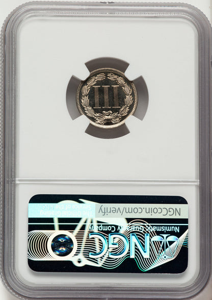 1881 3CN CA Proof Three Cent Nickel NGC PR67