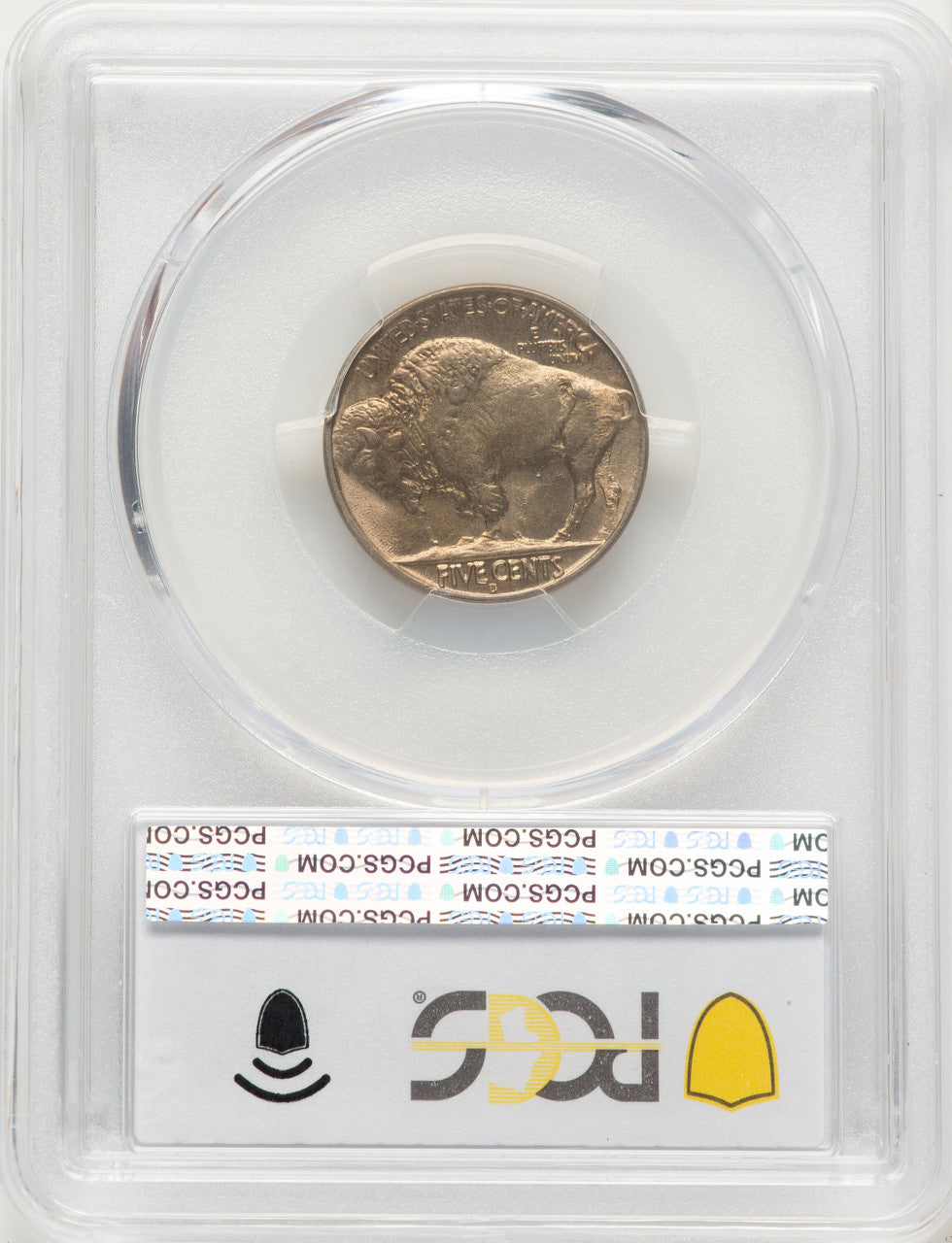 1937-D 5C Three-Legged Buffalo Nickel PCGS MS63