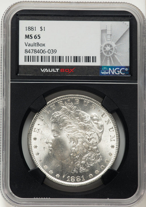 1881 Morgan Dollar NGC MS65