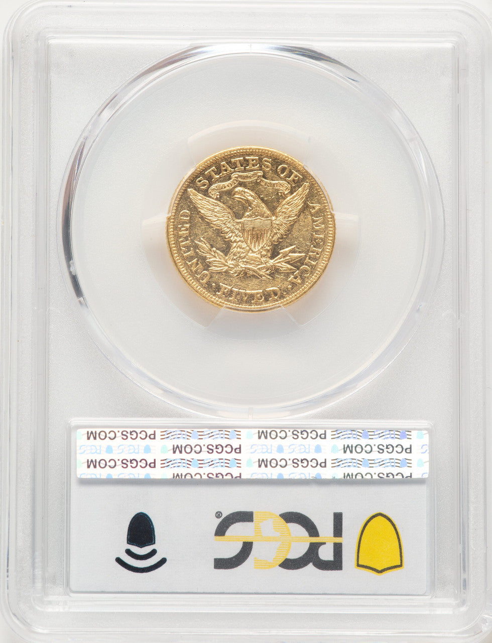 1877 $5 Liberty Half Eagle PCGS AU55
