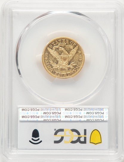 1877 $5 Liberty Half Eagle PCGS AU55