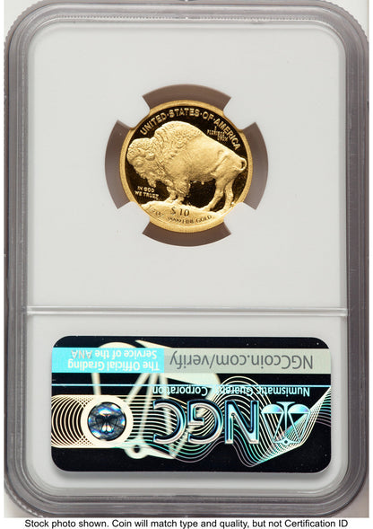 2008-W Proof Gold Buffalo 1/4 oz Thomas Uram NGC PF70