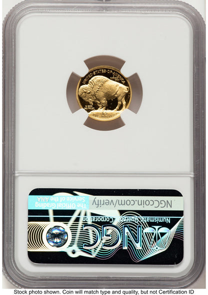 2008-W Proof Gold Buffalo 1/10 oz Thomas Uram NGC PF70