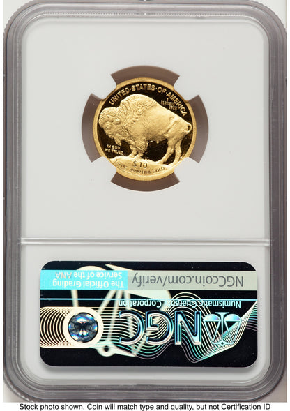 2008-W Proof Gold Buffalo 1/4 oz Thomas Uram NGC PF70