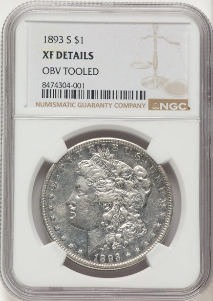 1893-S Morgan Dollar Details NGC XF40