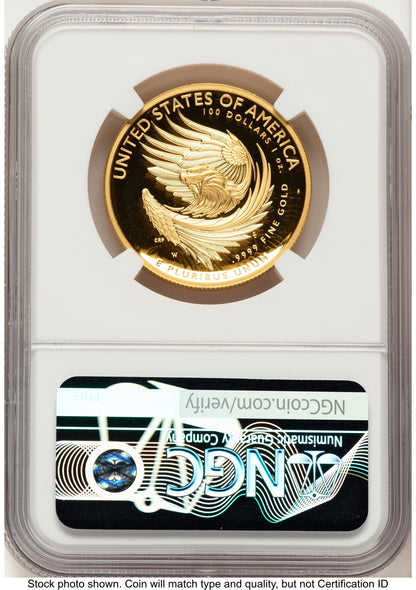 2025-W G$100 American Liberty High Relief Red Book NGC PF70