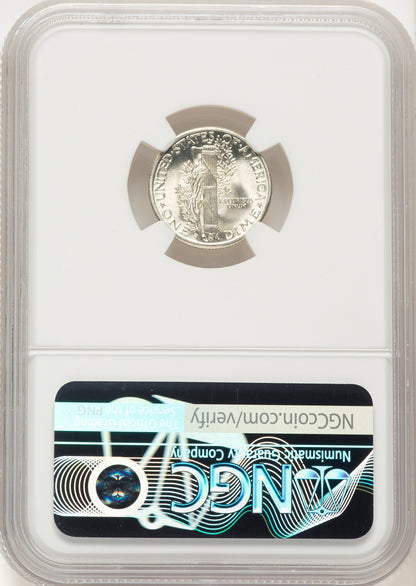 1945-D 10C FB Mercury Dime NGC MS68