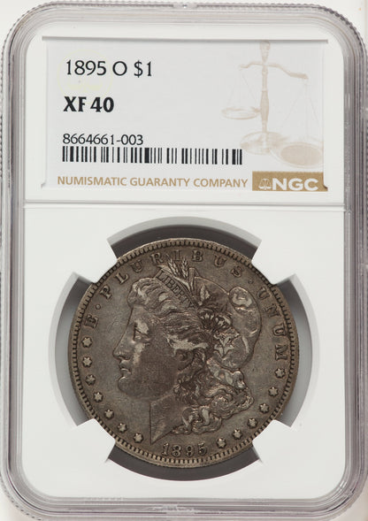 1895-O Morgan Dollar NGC XF40