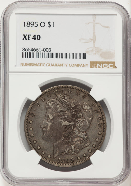 1895-O Morgan Dollar NGC XF40