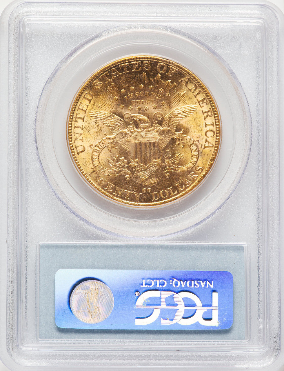 1890-CC $20 Liberty Double Eagle PCGS MS61