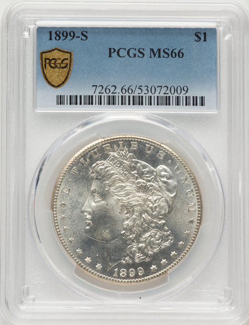 1899-S Blue Gradient Morgan Dollar PCGS MS66