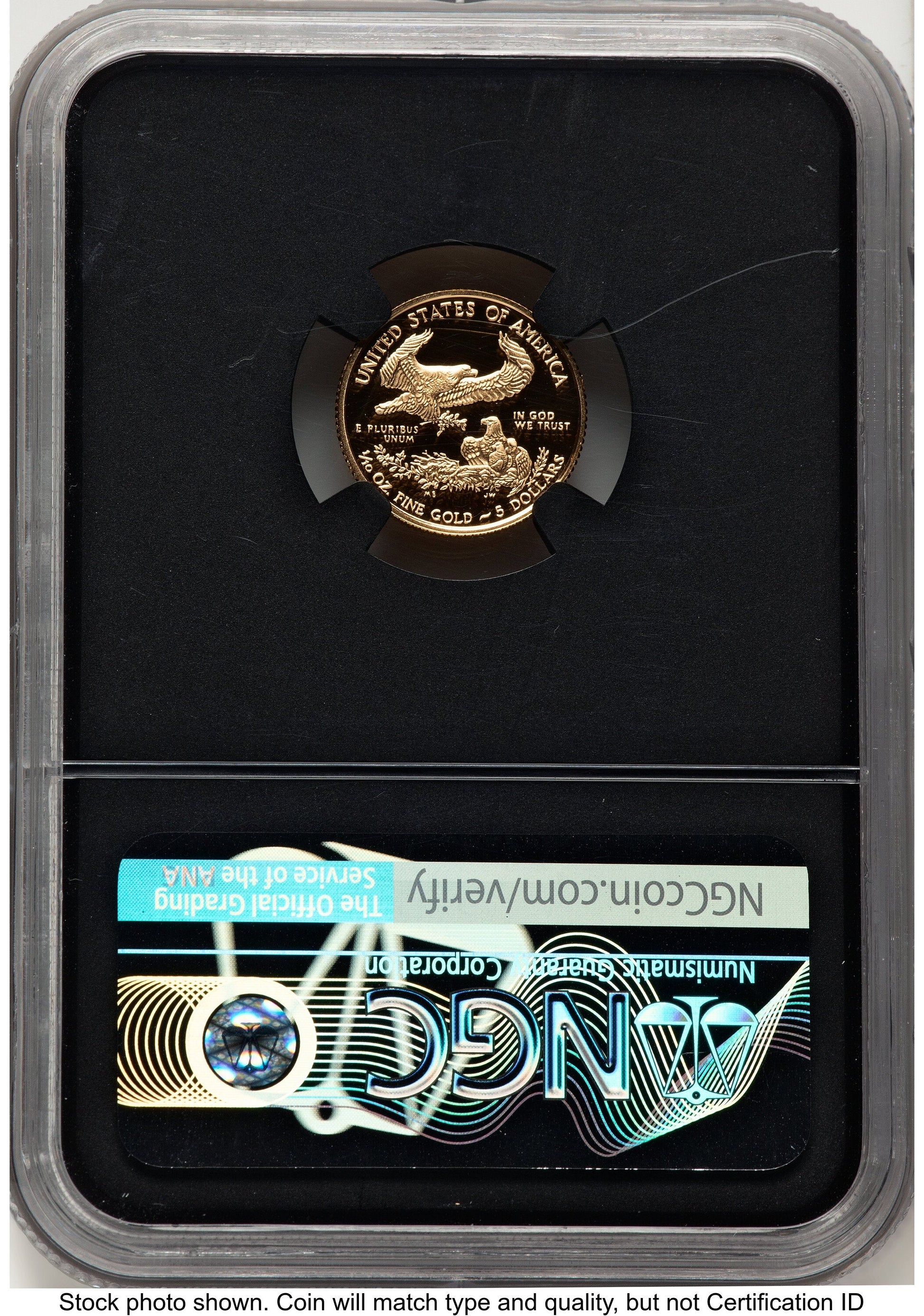 2018-W Proof Gold Eagle 1/10 oz FR Gold Foil NGC PF70
