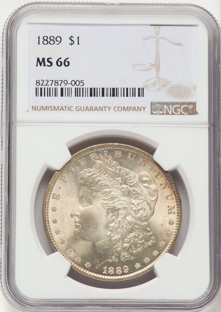1889 Morgan Dollar NGC MS66