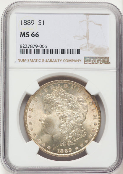 1889 Morgan Dollar NGC MS66