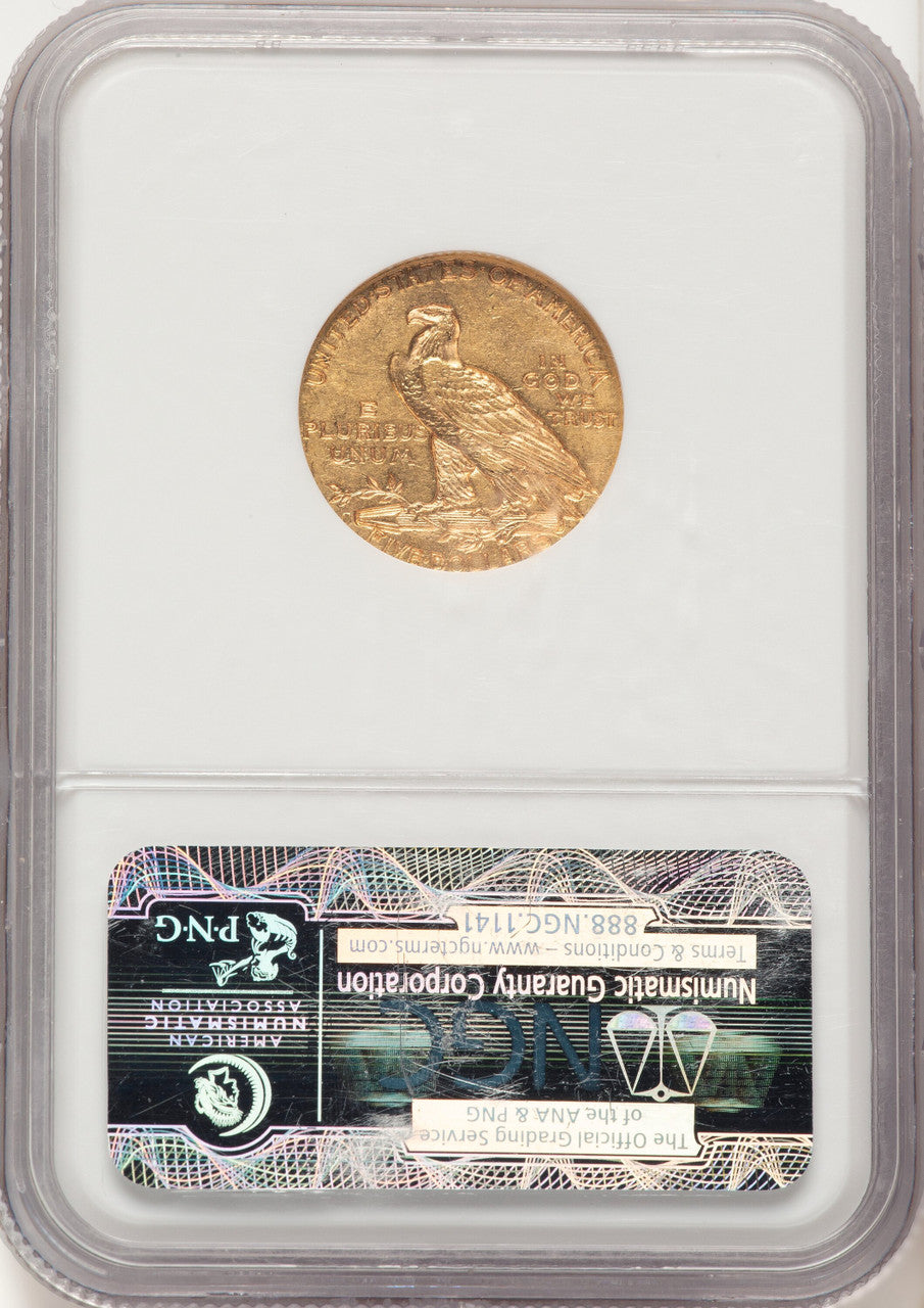 1916-S $5 Indian Half Eagle NGC AU55