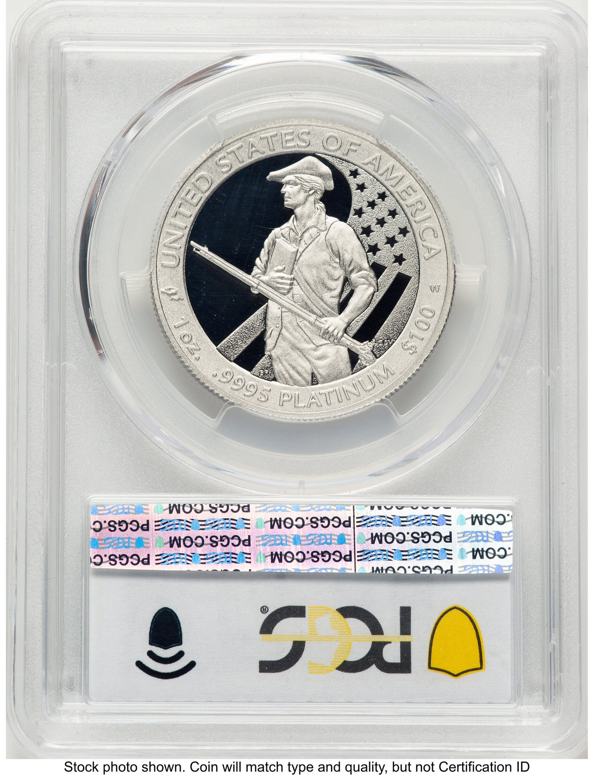2012-W Proof Platinum Eagle 1 oz Blue Gradient PCGS PR70