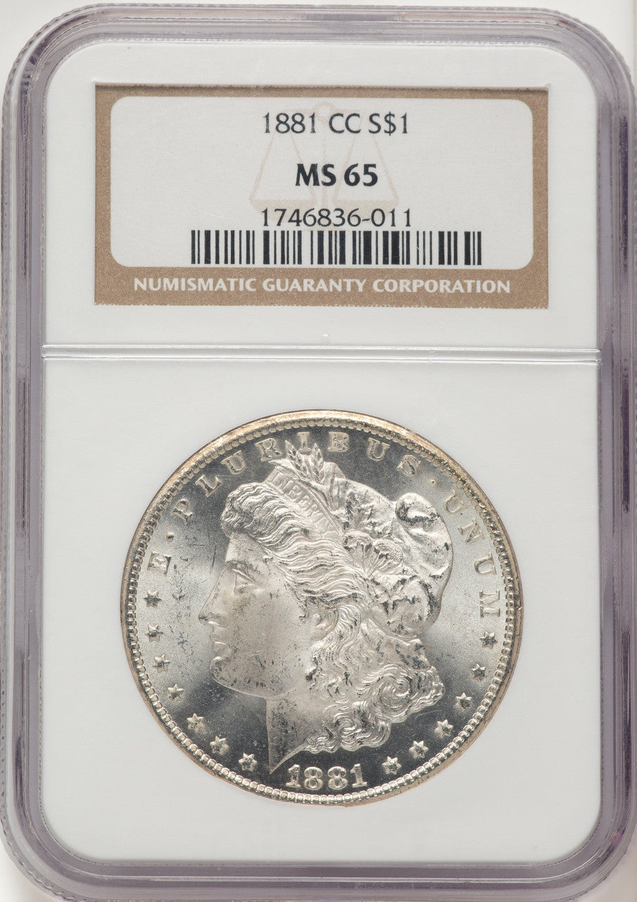 1881-CC Morgan Dollar NGC MS65